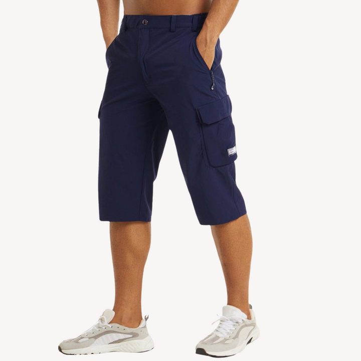 Men’s Cotton Cargo Shorts with Pockets | Loravelle