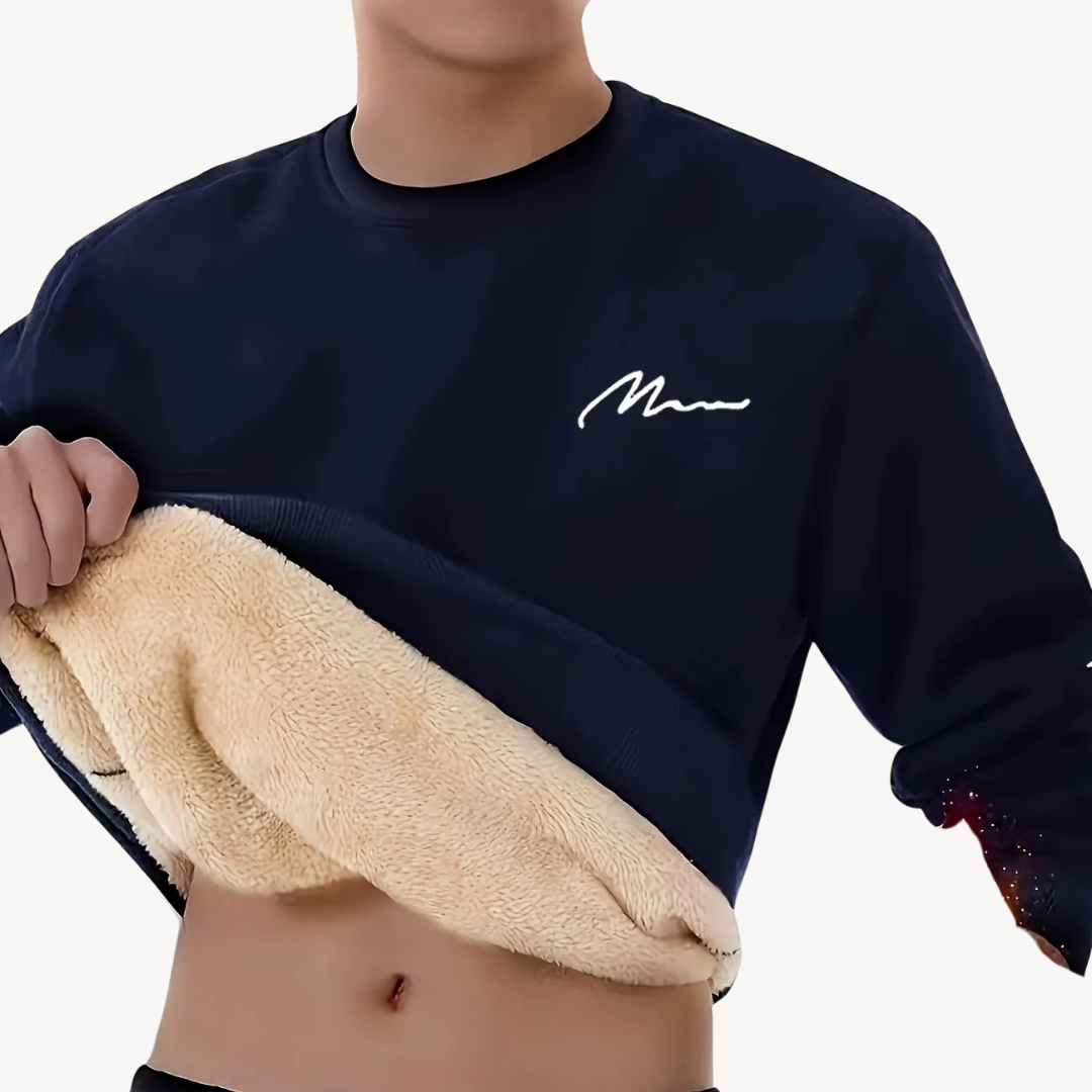 Men’s Fleece-Lined Sweatshirt | Loravelle
