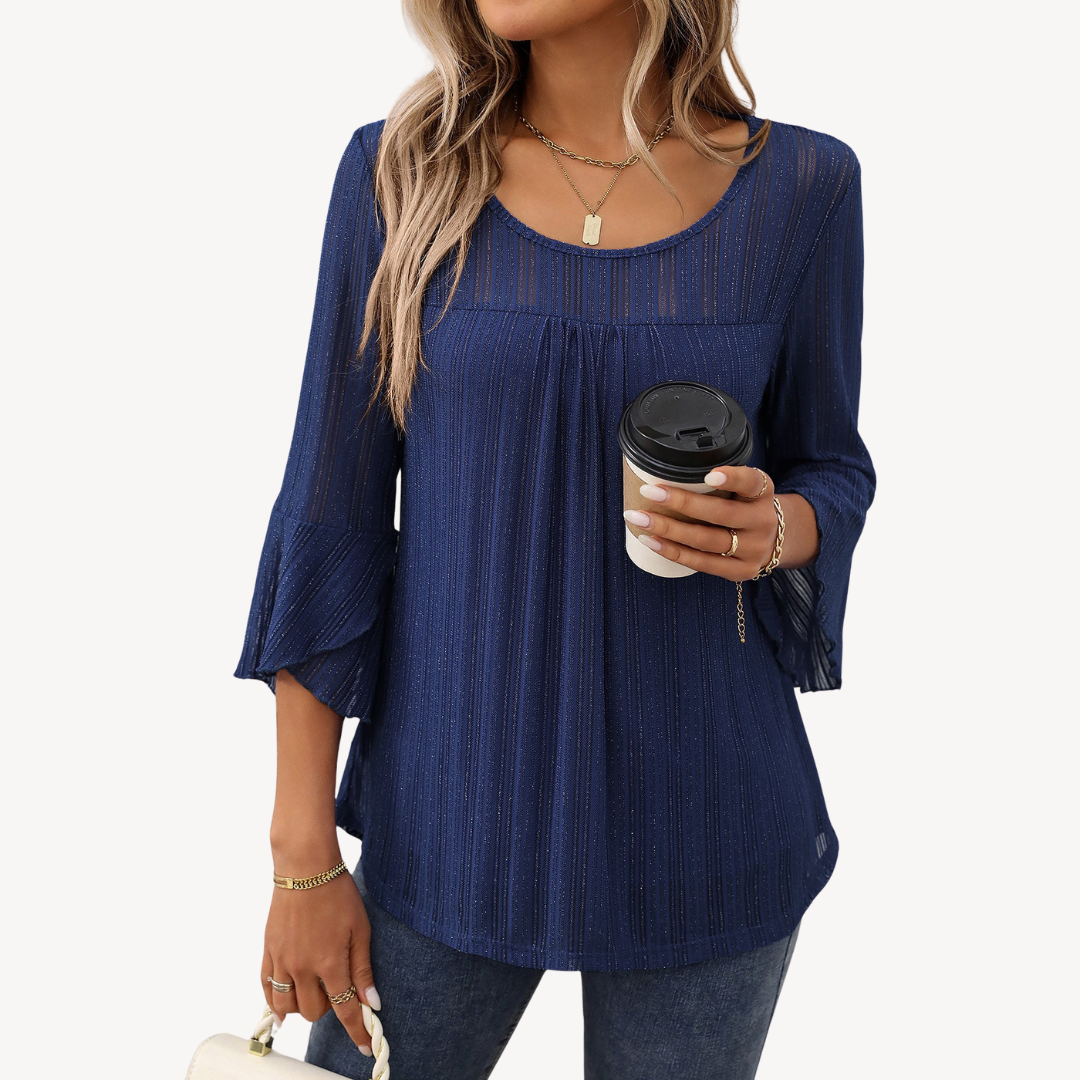 Bell Sleeve Tunic Top for Women | Loravelle