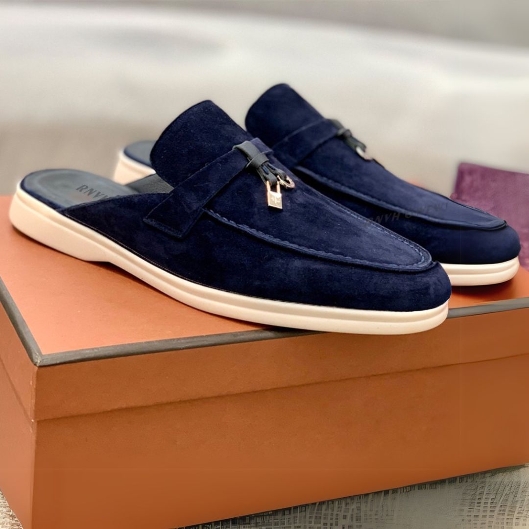 Suede Mule Orthopedic Loafers Women | Loravelle