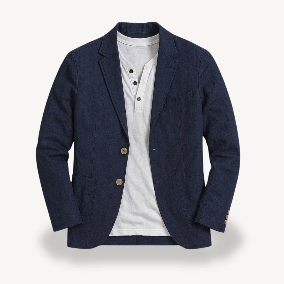 Men's Linen Blazer Jacket | Loravelle