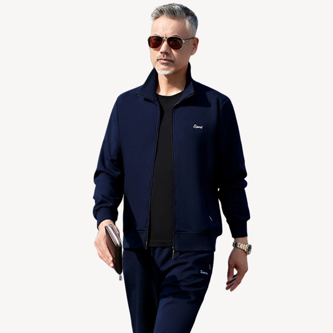 Men’s Zipper Tracksuit Set | Loravelle