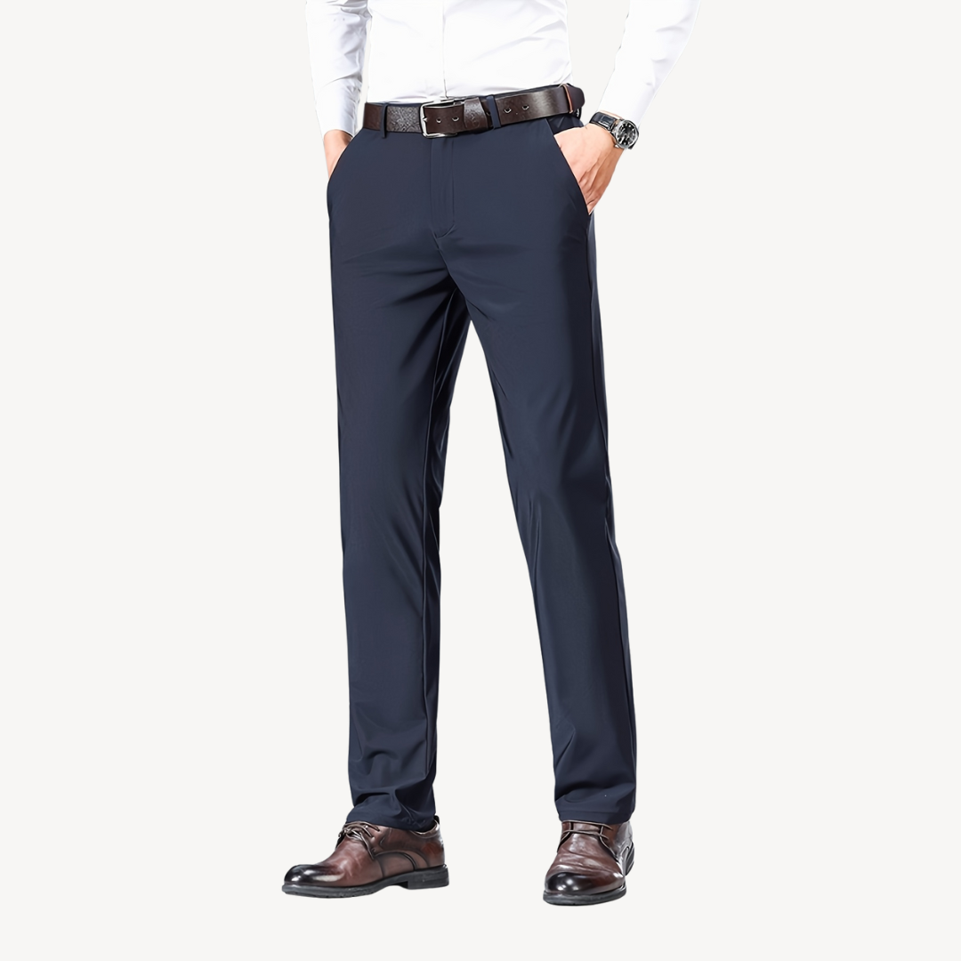 Men's Stretch Tapered Fit Dress Pants | Loravelle