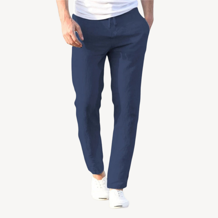 Men’s Linen Drawstring Pants – Casual Lightweight, Breathable | Loravelle