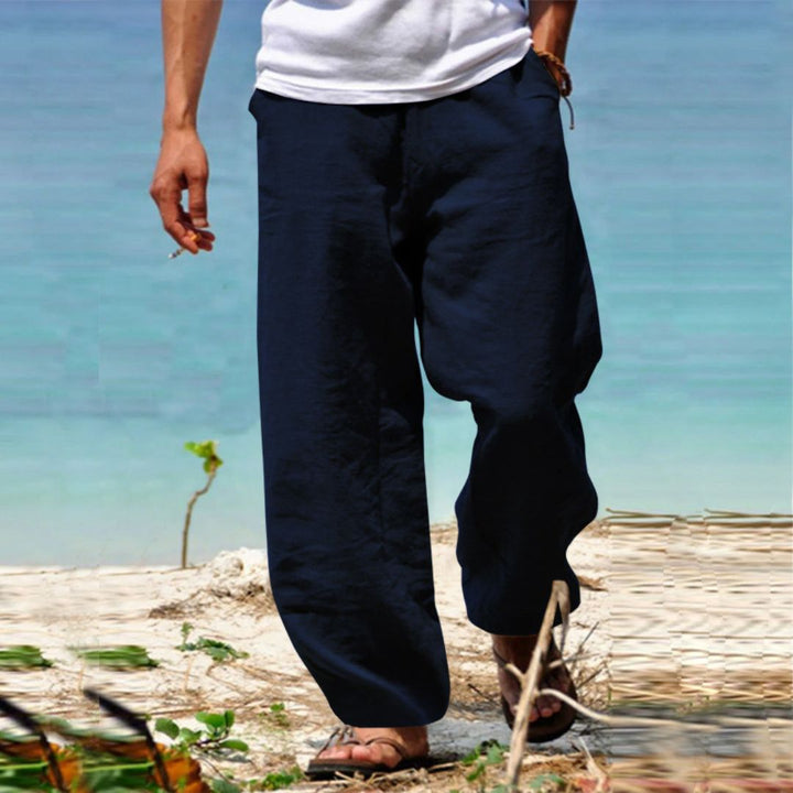 Men's Linen Beach Pants | Loravelle