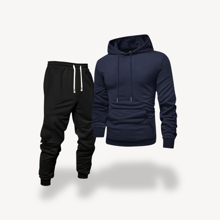 Men's Fleece Hoodie & Jogger Tracksuit Set | Loravelle