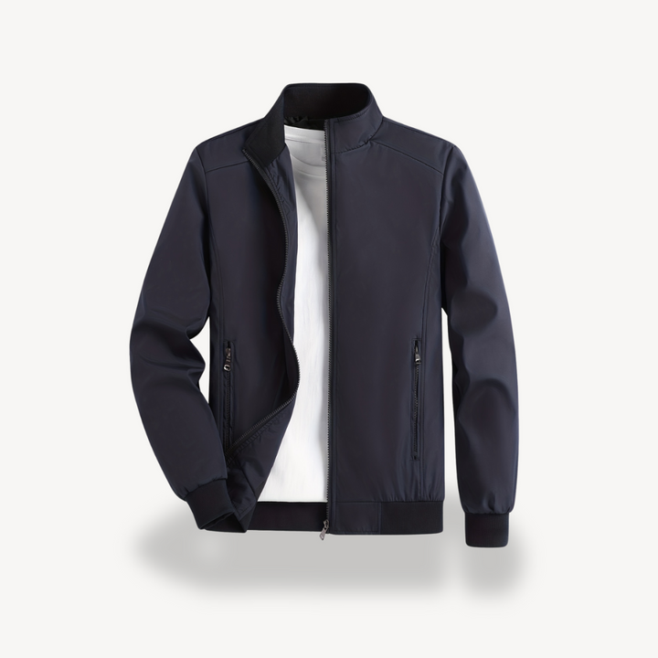 Men’s Polyester Casual Outerwear Zip Jacket | Loravelle