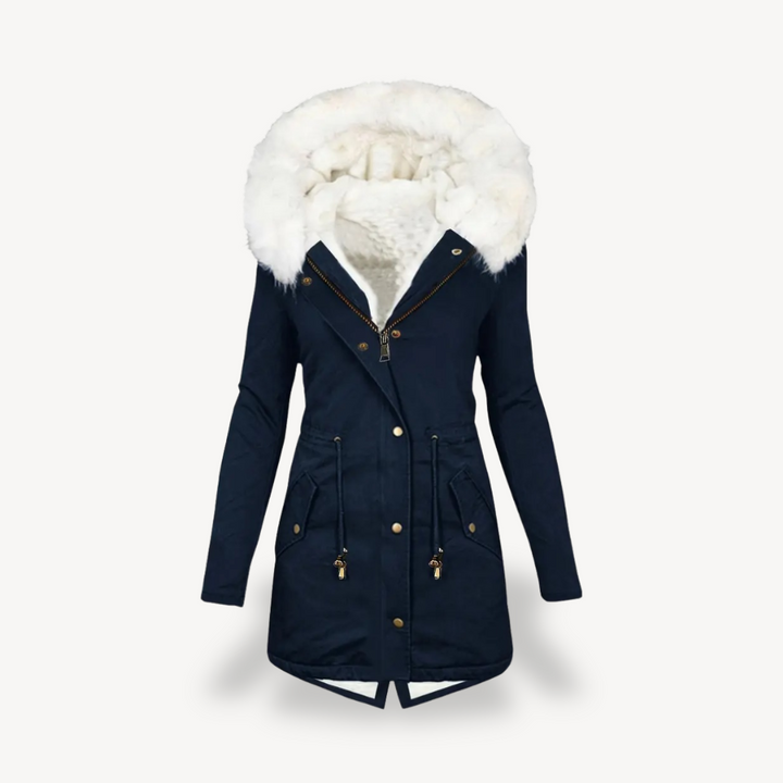 Women's Faux Fur Hooded Parka Jacket | Loravelle