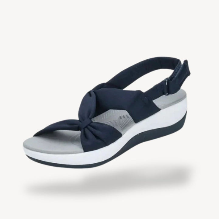 Orthopedic Women's Fabric Platform Sandals | Loravelle