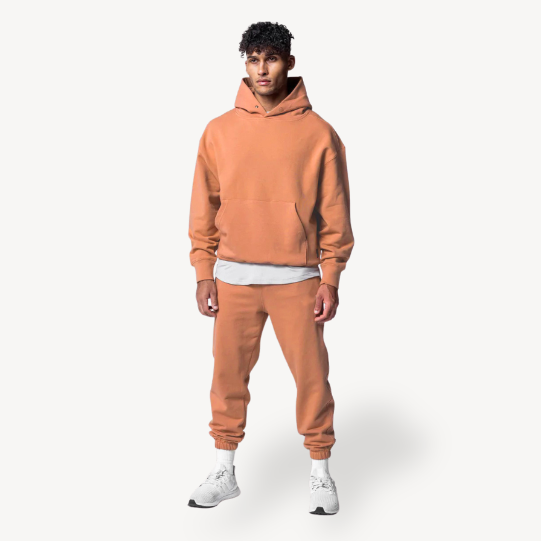 Men’s Cotton Hoodie & Jogger Set | Loravelle