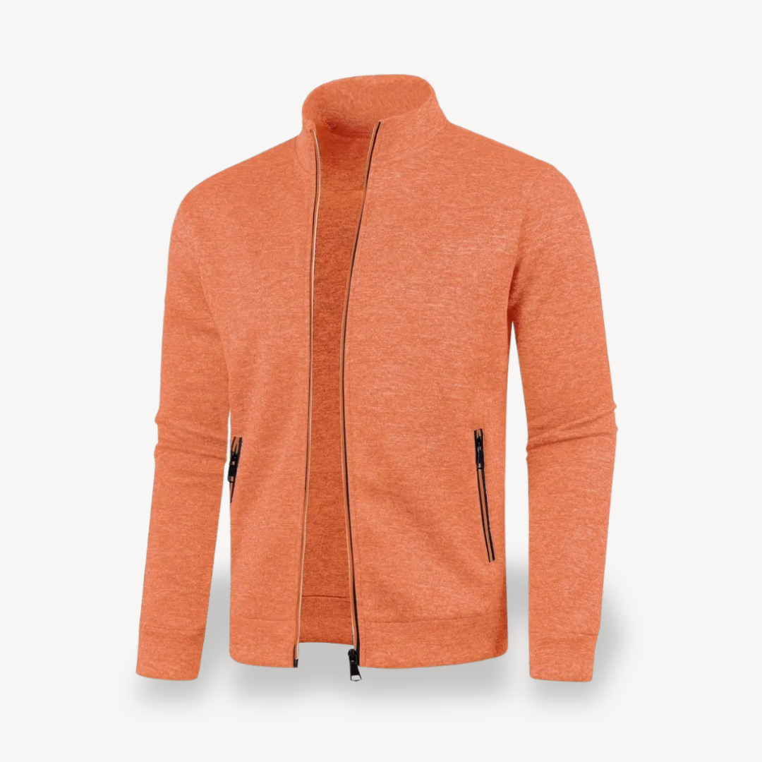 Men’s Zippered Track Jacket | Loravelle