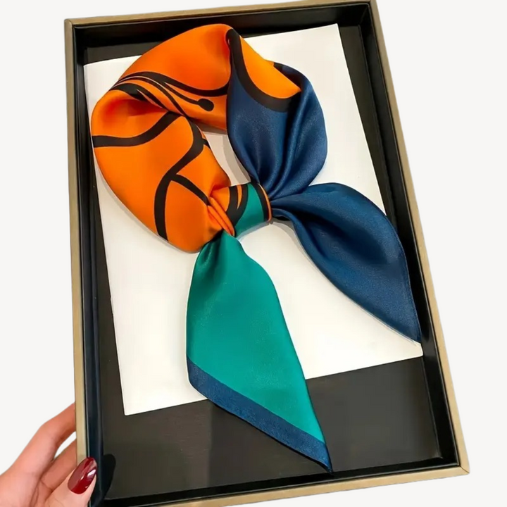 Silk Printed Scarf for Women | Loravelle