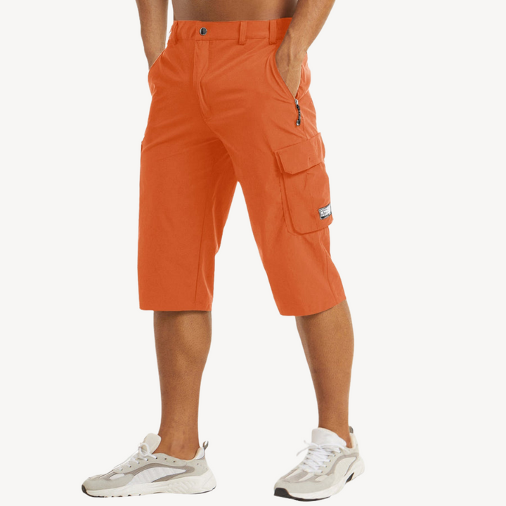 Men’s Cotton Cargo Shorts with Pockets | Loravelle