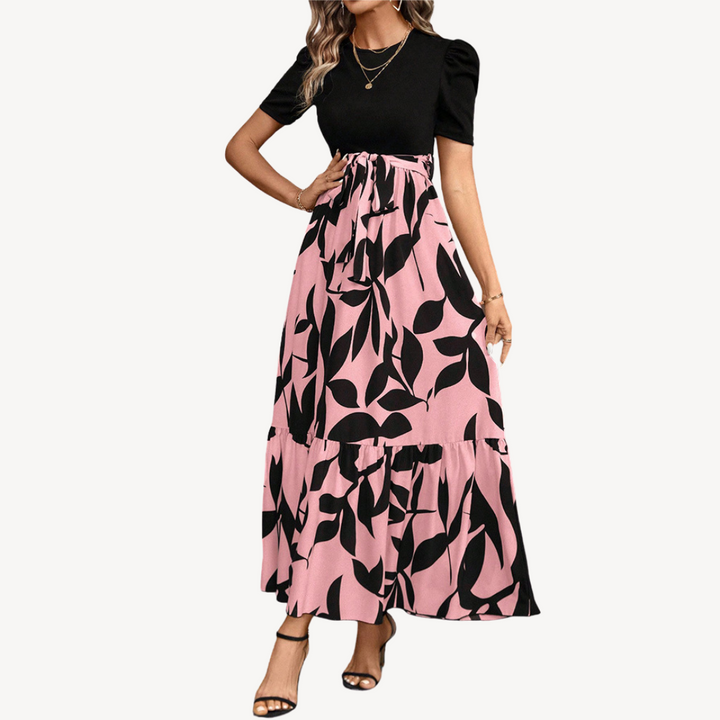 Floral Print Midi Dress Women | Loravelle