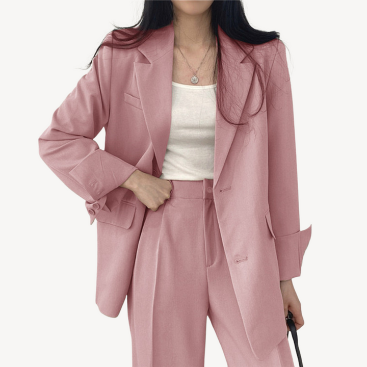 Blazer Pants Suit Set Women | Loravelle