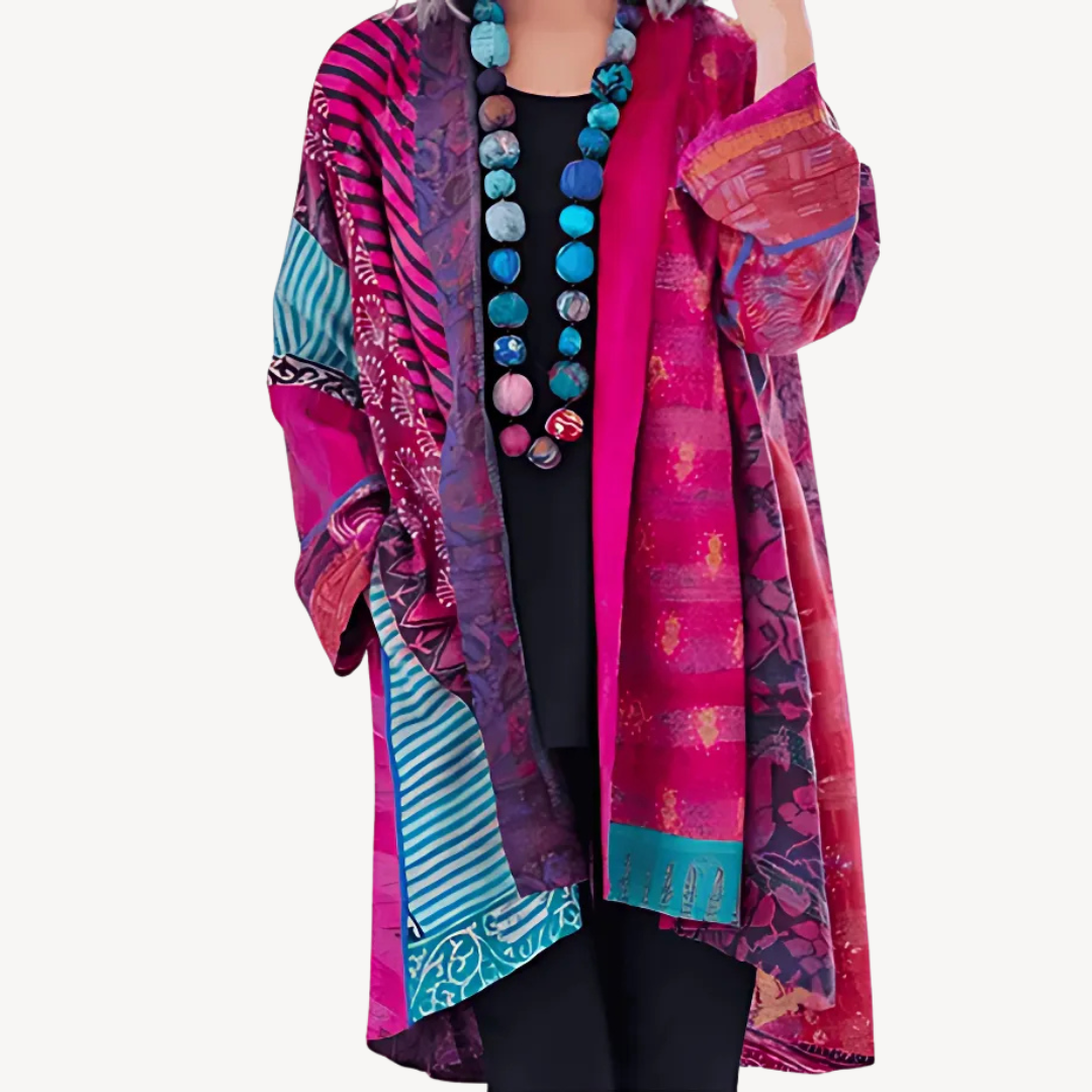 Patterned Kimono Cardigan for Women | Loravelle