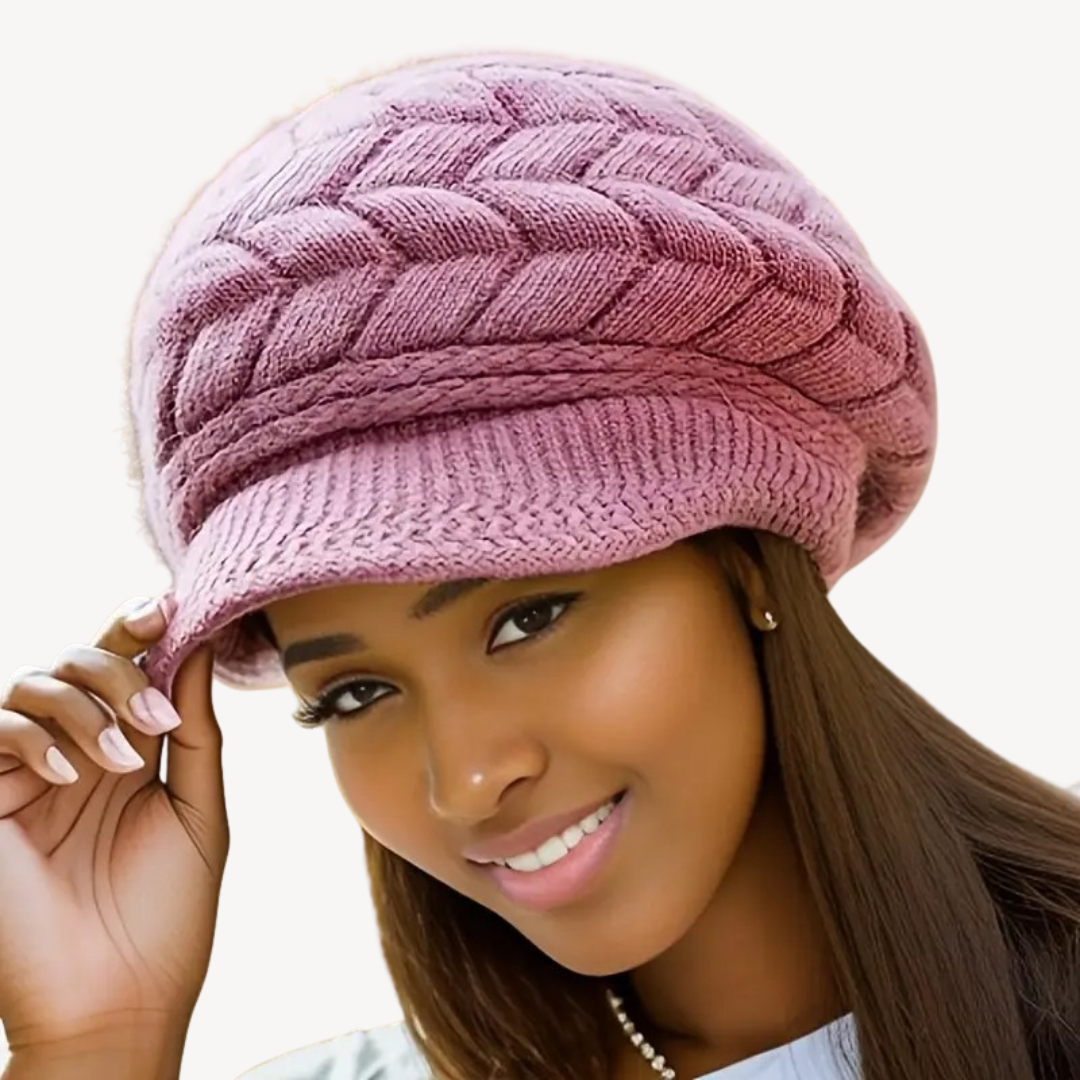 Knitted Baker Boy Hat for Women | Loravelle