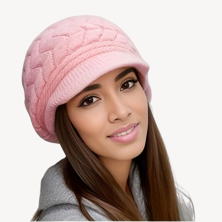 Knitted Baker Boy Hat for Women | Loravelle