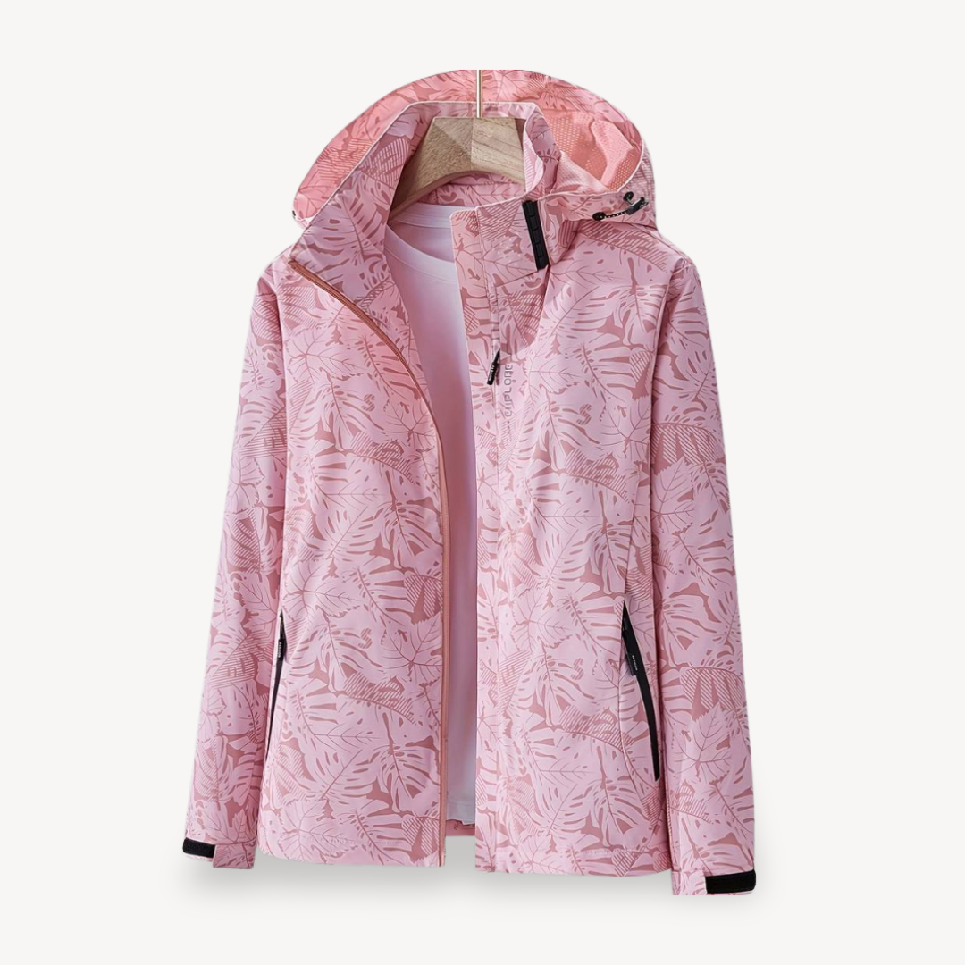 Men's Floral Print Windbreaker Jacket | Loravelle