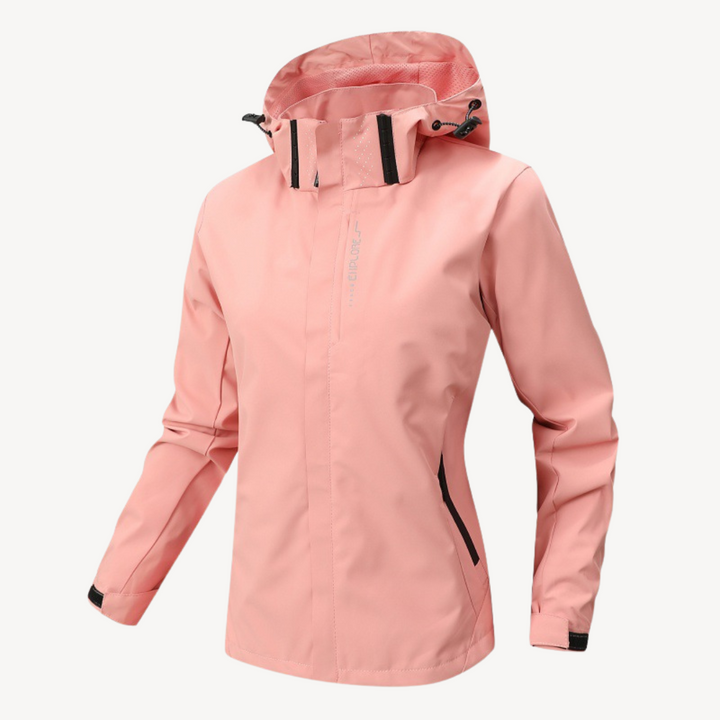 Women's Water-Resistant Windbreaker Hiking Jacket | Loravelle