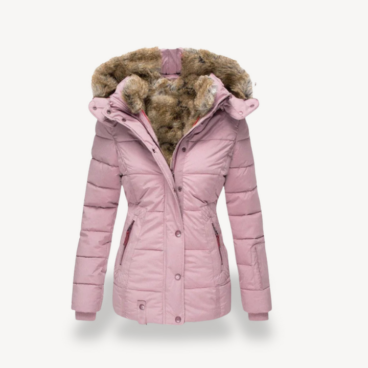 Women's Faux Fur Lined Puffer Jacket | Loravelle