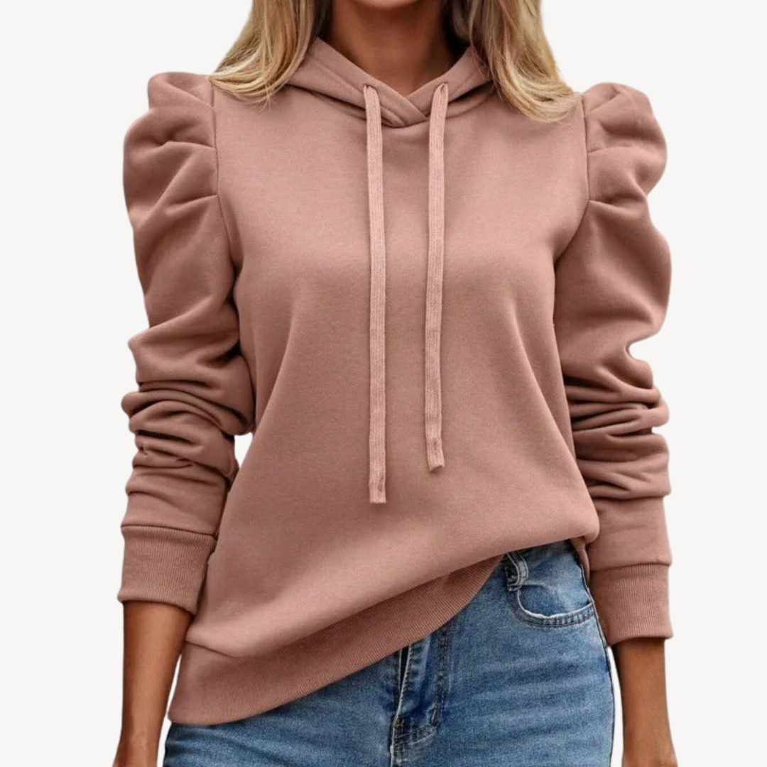 Puff Sleeve Hoodie for Women | Loravelle