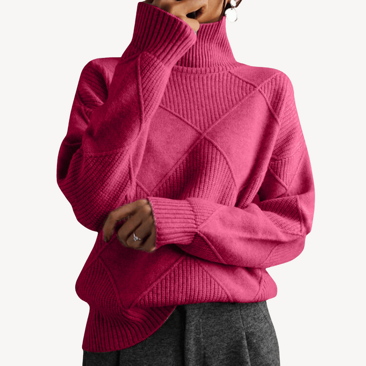 Women's Knit Turtleneck Sweater | Loravelle