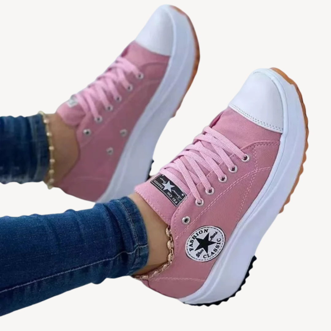 Orthopedic Canvas Sneakers for Women | Loravelle