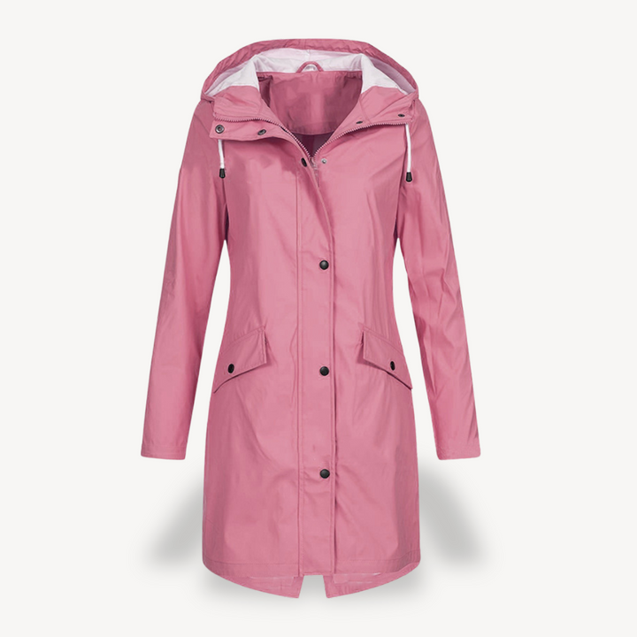 Women's Waterproof Hooded Raincoat | Loravelle