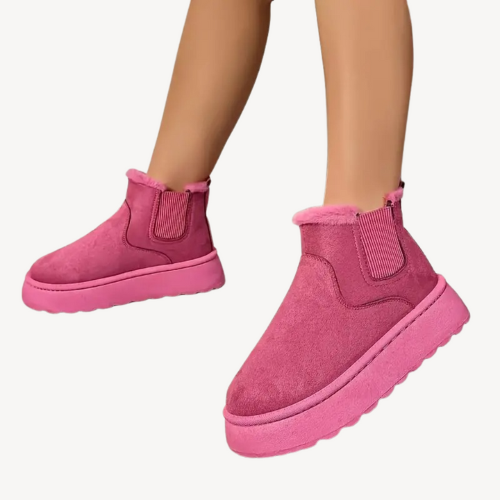 Women's Orthopedic Faux Fur Ankle Boots | Loravelle