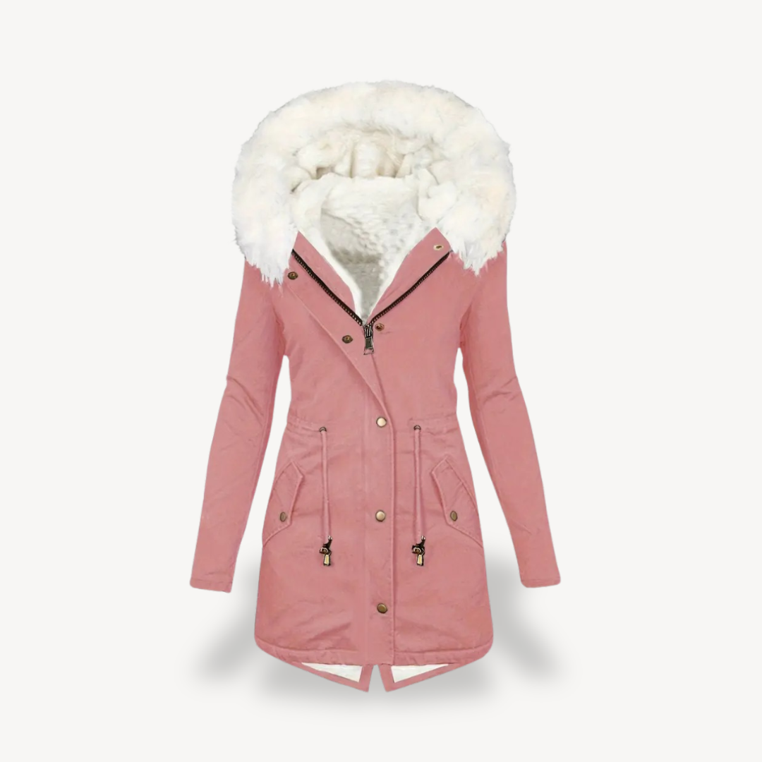 Women's Faux Fur Hooded Parka Jacket | Loravelle