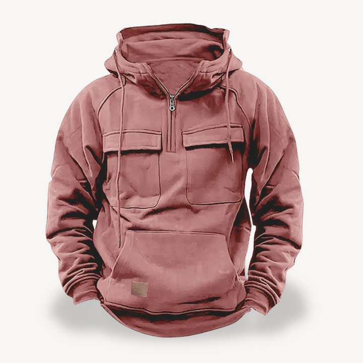 Men's Fleece Cargo Hoodie | Loravelle