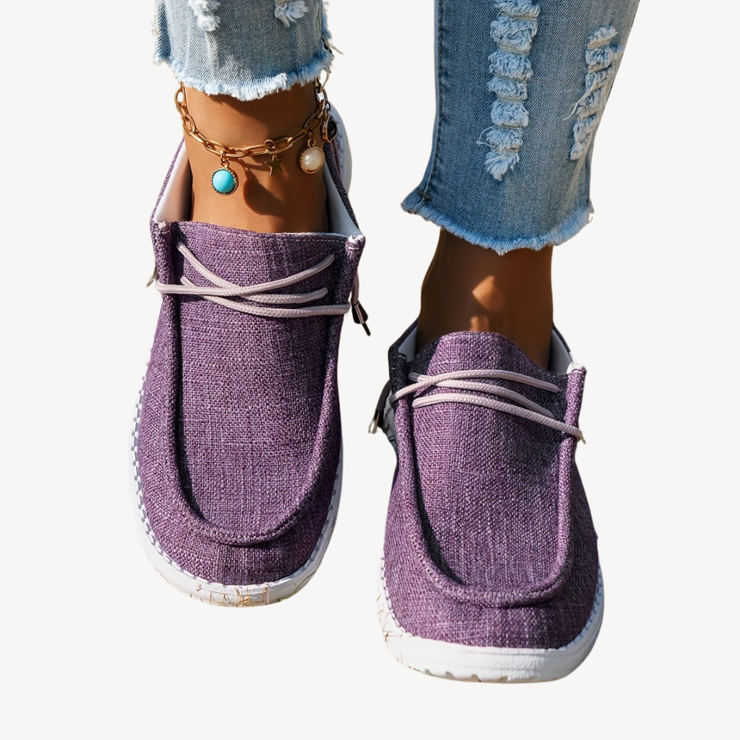 Orthopedic Slip-On Canvas Shoes | Loravelle