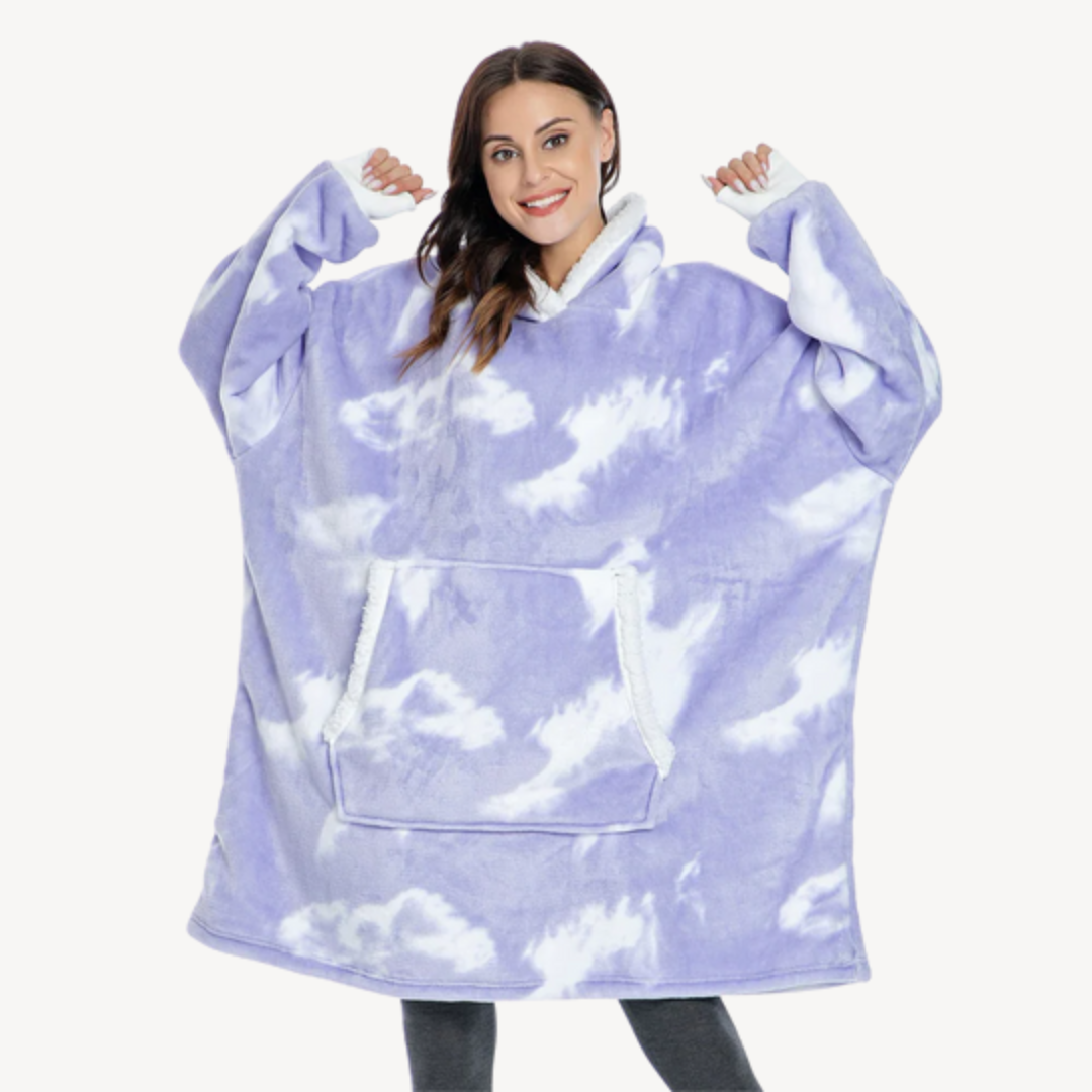 Oversized Tie-Dye Hoodie Blanket | Loravelle