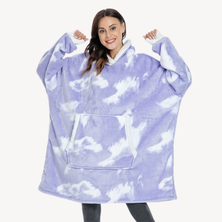 Oversized Tie-Dye Hoodie Blanket | Loravelle