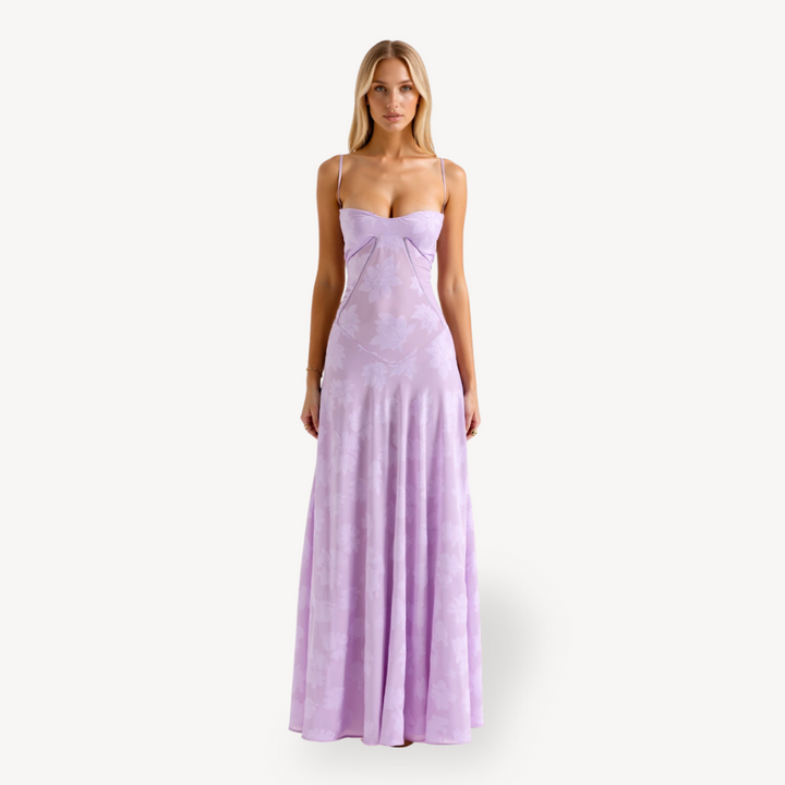 Women's Floral Lace Maxi Dress | Loravelle