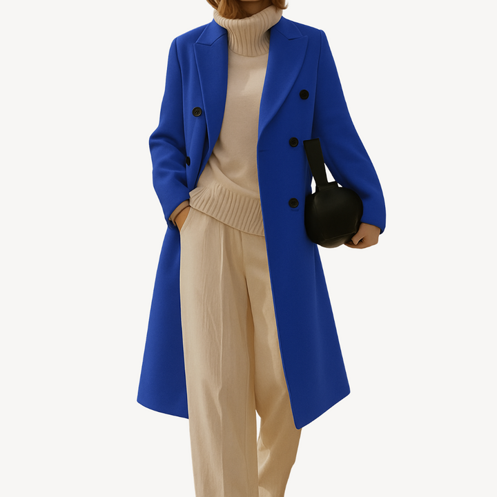 Women’s Double-Breasted Coat | Loravelle