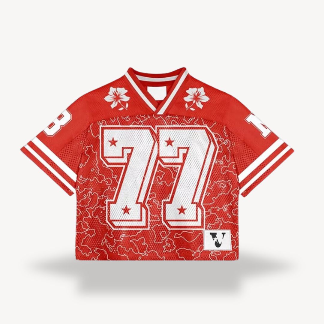 Mesh Football Jersey Men Retro Style | Loravelle