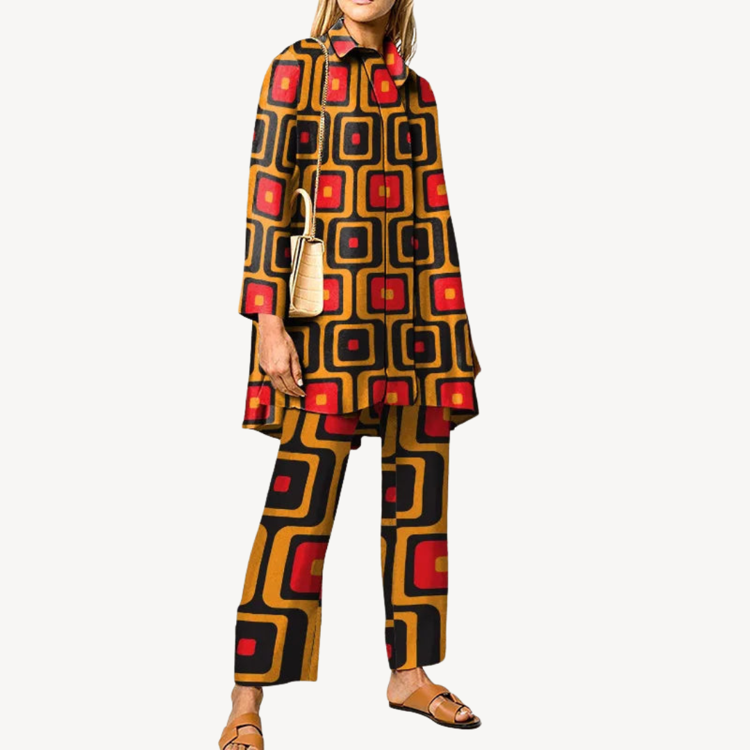 Abstract Print Co-ord Set | Loravelle