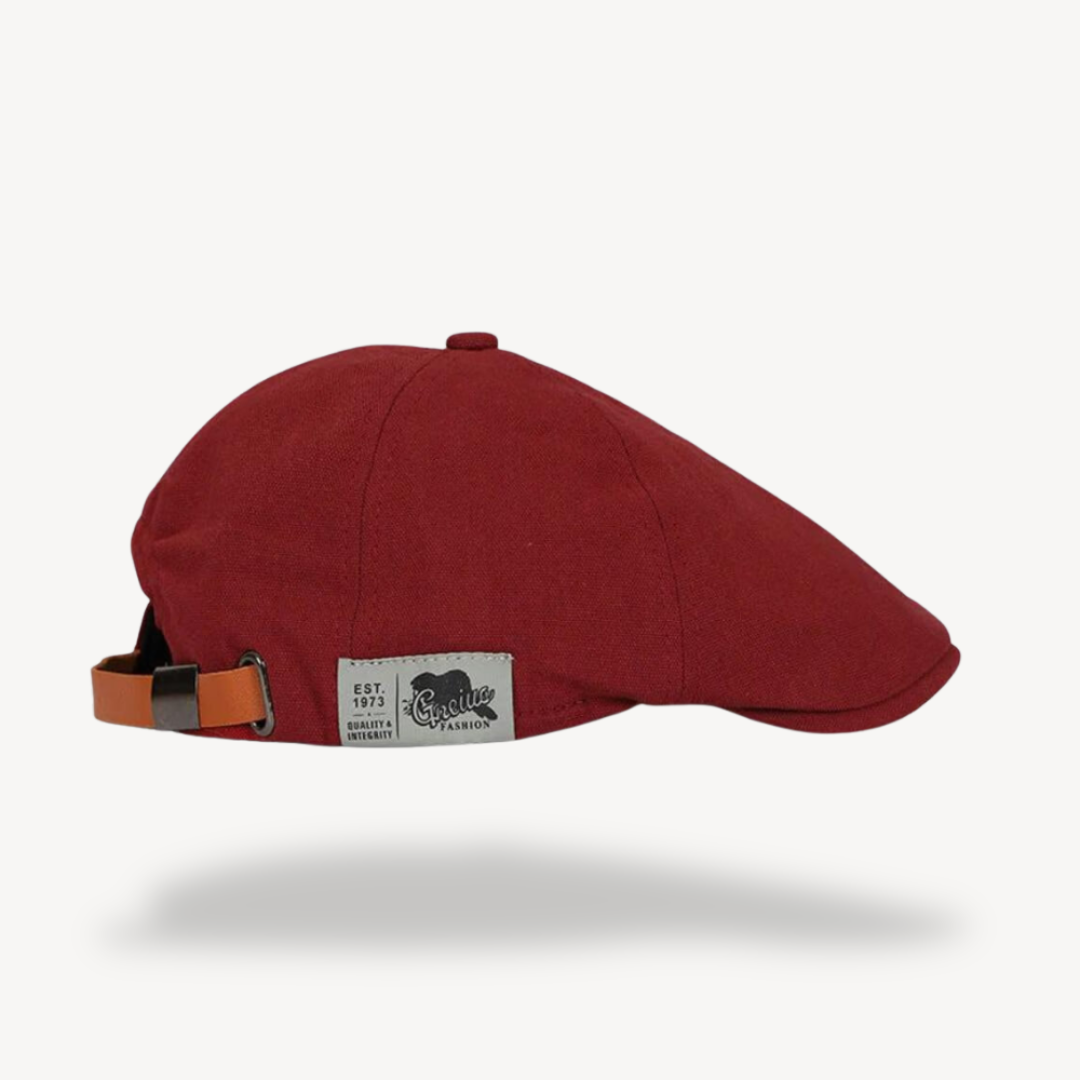 Men's Adjustable Flat Cap | Loravelle
