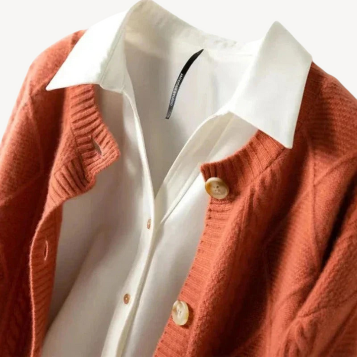 Button-Front Knit Cardigan for Women | Loravelle
