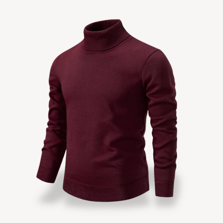Men's Knit Turtleneck Sweater | Loravelle