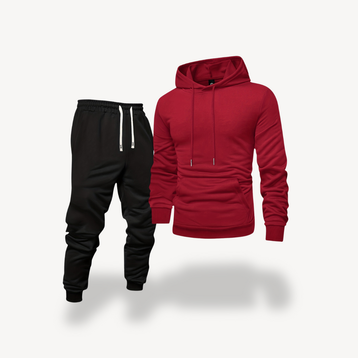 Men's Fleece Hoodie & Jogger Tracksuit Set | Loravelle