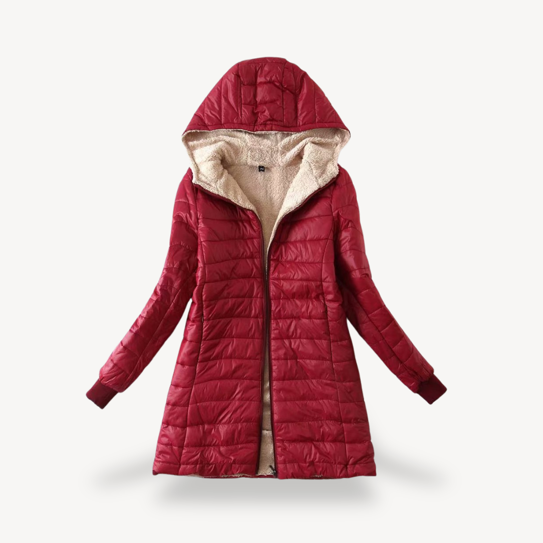 Women’s Sherpa Lined Puffer Coat | Loravelle