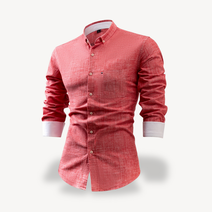 Men's Linen Button-Down Shirt - Casual & Stylish | Loravelle