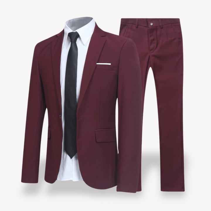 Men’s Tailored Suit with Tie | Loravelle