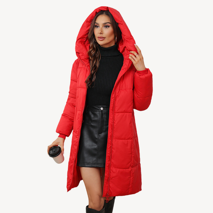 Puffer Coat with Hood for Women | Loravelle