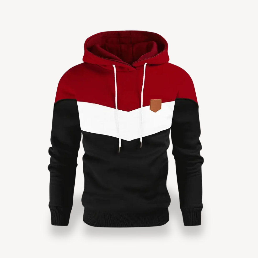 Men’s Color Block Hoodie | Loravelle