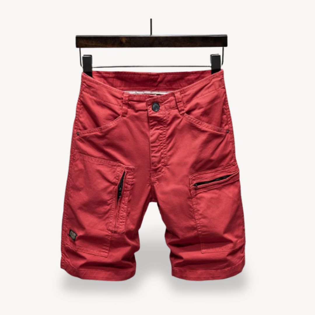 Cotton Cargo Shorts Men | Loravelle