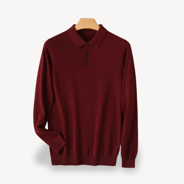 Men’s Long Sleeve Polo Shirt | Loravelle
